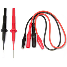 AideTek sharp stainless steel needle test leads DMM multimeter 600V1A 4mm socket P1040SET 2024 - buy cheap