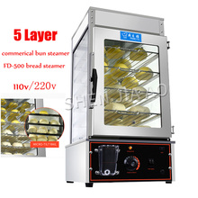 FD-500 commercial electric steaming cabinet surrounded toughened glass commerical bun steamer bread steamer steamed buns furnace 2024 - buy cheap