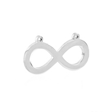 100% Stainless Steel Infinity With 2 Loops Blank Pendant Both Sides Mirror Polished High Quality Pendant Wholesale 100pcs 2024 - buy cheap