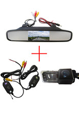Wireless Color Car Rear View Camera for VW Volkswagen Polo V (6R)/ Golf 6 VI/ Passat CC,with 4.3 Inch Rear view Mirror Monitor 2024 - buy cheap