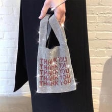 2019 Bling Bling Diamonds Ladies Clutch Bag Rhinestone Designer Hand Bags Famous Brand Women Handbags Luxury Party Small Bag 2024 - buy cheap