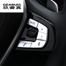 Cubiertas de interruptor de estilo de coche, pegatinas de ajuste, marco decorativo para BMW serie 5, G30, G38, 2018, accesorios interiores de coche 2024 - compra barato
