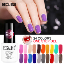 ROSALIND 3 in 1 One Step Poly Nail Gel Needed UV Lamp Polish Art Manicure Varnish Soak Off Vernis Semi Permanent Nail Gel 2024 - buy cheap