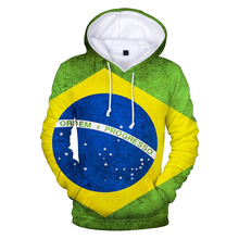 Bandera Nacional de EE. UU./Canadá/Alemania/Brasil/sudadera Rusia hombres mujeres, sudadera de manga larga, ropa de calle Harajuku, ropa de dormir 2024 - compra barato