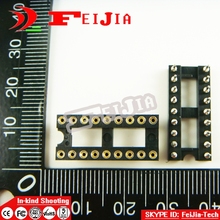 13pcs Round Hole 18 Pins 2.54MM DIP IC Sockets Adaptor Solder Type IC Connector Free Shipping 2024 - buy cheap