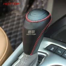 leather shift knob handle Cover for Chevrolet Malibu XL car styling 2 model can be chose 2024 - buy cheap