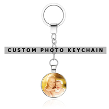 OMGALA Personalized Photo keychain Custom Key Chain Photo of Your Baby Child Mom Dad Grandparent Loved Christmas Gift 2024 - buy cheap