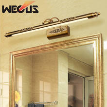 Lâmpada de espelho cosmética europa, 500mm, 8w, led, umidade, banheiro, retro, armário, parede 2024 - compre barato