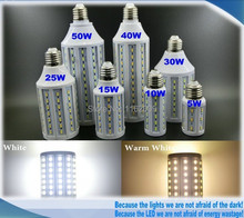 E27 E14 5730 LED Corn Light AC 220V 110V Bulb lighting, 5W 10W 15W 25W 30W 40W 50W,white&warm white,Free shipping 2024 - buy cheap