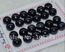 New Arrive Pearl Jewelry Lot 12Pairs AA 12-13MM Luster Black Genuine Freshwater Pearls S925 Silvers Stud Earring Party Jewelry 2024 - buy cheap