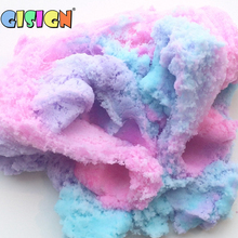 Talismã colorido de costura antiestresse, nuvem de polímero fofo para crianças brinquedo infantil de argila e cristal mágico de lama 2024 - compre barato