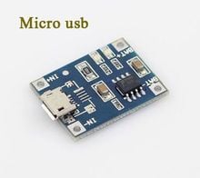 TP4056 MICRO USB 1A Lithium Battery Charging Board 18650  Li-ion  Lipo Charger Module 2024 - buy cheap