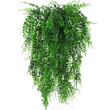 82 см искусственные зеленые горшечные растения стена из виноградных лоз Висячие поддельные листья растения для украшения дома сада имитация искусственная Орхидея цветок ротанга 2024 - купить недорого