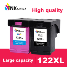 INKARENA-cartuchos recargables de repuesto para impresora HP 122, color negro, 122 XL, Deskjet 1000, 1510, 3050A, 2540, Envy 5530 2024 - compra barato