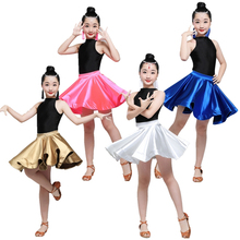 Girls Latin Dance Dress Salsa Tango Stage Performance Costumes Children Sexy Samba Cha Cha Competition Dancing Clothing 2024 - buy cheap