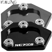 High Quality CNC Aluminum Kickstand Side Stand Plate Pad Enlarge Extension For Honda NC700S NC700 S 2012 2013 2014 2015 2016 2024 - buy cheap