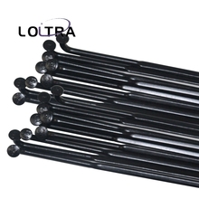 LOLTRA Ultralight 4.3g/pcs CN MAC 424 Aero Bladed Spokes with Alloy Nipples for Road/MTB, J-bend / Straight Pull 2024 - buy cheap