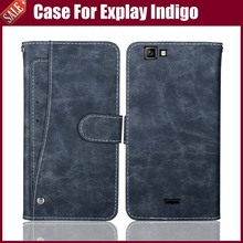 Hot Sale! Explay Indigo Case High Quality Flip Leather Phone Case Protective Cover For Explay Indigo Case With Card Slots 2024 - buy cheap