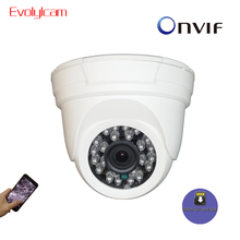 Evolylcam POE IP камера Micro SD/TF слот для карты HD 1080P 960P 720P Onvif P2P CCTV камера Крытый Купол видеонаблюдения 2024 - купить недорого