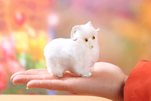 cute mini simulation sheep toy polyethylene & furs small sheep doll gift about 9x8cm 0733 2024 - buy cheap