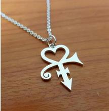 SanLan 1pcs Heart Of the Love prince symbol necklace Remembrance Symbol 2024 - buy cheap