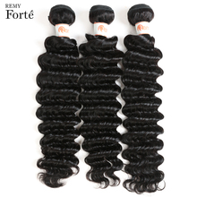 Remy Forte Deep Wave Brazilian Hair Weave Bundles Deal Human Hair Extension Vendors 30 Inch 100% Human Hair single Bundles whole 2024 - buy cheap