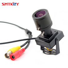 Mini câmera de segurança 2.8 tvl vari-focal, lente 1/4 ~ 12mm, sistema de segurança sensor cmos cctv 2024 - compre barato
