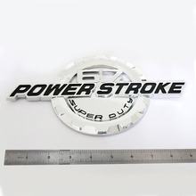 6.7L Powerstroke Chrome Emblem POWER STROKE SUPERDUTY Badge F F250 F150 F350 2024 - buy cheap