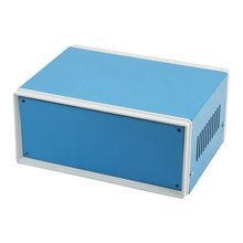 Caixa de junção azul 6.7 "x 5.1" x 3.1 ", caixa de metal azul para projeto diy 2024 - compre barato