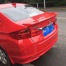 Car Styling For Honda City 2015 2016 2017 ABS Plastic Unpainted Primer Rear Boot Trunk Wing Cover Rear Spoiler Auto Decoration 2024 - buy cheap