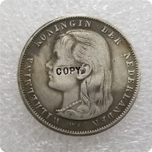 1896 NETHERLANDS 1 GULDEN COIN COPY commemorative coins-replica coins medal coins collectibles 2024 - buy cheap