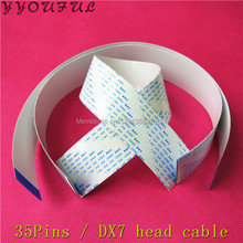 Cable de cabeza de impresión para impresora Epson F189010 DX7, cable de datos de cabeza 35 Pines, solvente ecológico de gran formato, envío gratis, 12 Uds. 2024 - compra barato