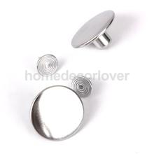 6 Set 20mm Denim Jeans Craft Buttons Stud Hammer On No Sew Silver DIY Repair 2024 - buy cheap