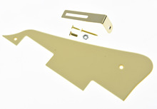 KAISH крем 1 слой с золотым кронштейном LP гитарная Накладка для защиты от царапин подходит LP 2024 - купить недорого