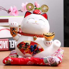 NEW Gold shaking hand Lucky cat ornaments large genuine blessing shop opened in Japan creative gift Lucky cat 2024 - buy cheap