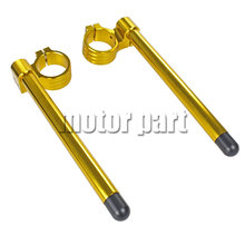 50mm Motorcycle Fork Tube For Aprilia RS250 RS 250 RSV Mille Clip-ons Handle Bar CNC Riser Handlebar Raised 20mm Gold Color 2024 - buy cheap