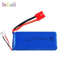 X8C X8W X8G X8HW X8HC X8HG 899 R/C drone R/C piezas de repuesto de cargador 7,4 V 2500 mAh batería de polímero de litio 7,4 v 2500 mah 2024 - compra barato