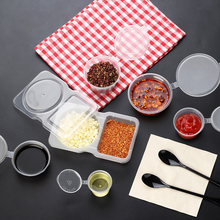 Transparent Case Seasoning Boxes Sauce Boxes Tomato Dressing Cases Cheese Packing Cases Fast Food Kitchen Utensils Sauce Ware 2024 - buy cheap