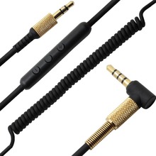 Cable de extensión de auriculares para Monitor Marshall Major II, Cable de Audio de repuesto de 1,2 m, Control de volumen de micrófono para iPhone y ipad 2024 - compra barato