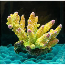 New Resin Artificial Coral Aquarium Decoration Rock Fish Tank Coral Reef Ornament Stone Aquarium Coral Plant Background 2024 - buy cheap
