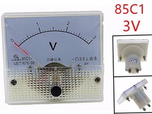1 Uds 85C1 voltímetro de Panel de aguja de voltaje DC análogo de 3V 2024 - compra barato