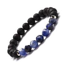 BOEYCJR-pulsera de chakras para mujer, cuentas de piedra, pulseras de meditación y Yoga, joyería hecha a mano, pulsera de energía 2024 - compra barato