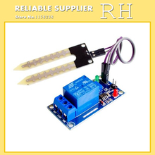 1 channel relay module  12V soil moisture sensor controller module Automatic watering below the humidity starts 2024 - buy cheap