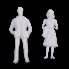 20pcs 1/75 &1/50 Scale Unpainted Model People Architectural Figure Miniature DIY 2024 - buy cheap