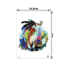 2019 NEW Temporary Tatoo Sticker  body art  butterfly rose feather fox  water Transfer Fake Tattoo Flash tatto for women men 2024 - buy cheap