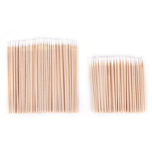 100Pcs/Pack Cotton Swab Health Makeup Cosmetics Ear Clean Cotton Swab Stick Buds Tip For Medical  Wood Cotton Head Swab  2024 - buy cheap