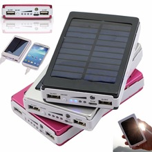 80000mAh Dual USB Portable Solar Battery Charger Power Bank For Cell Phone For iphone Black Free Shipping 2024 - buy cheap