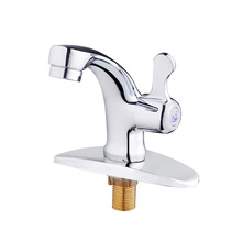 SHAI Bathroom Basin Faucet Cold Water Tap With Single Spout & Handle Copper Valve Core Copper Edge Open Basin Faucet 2024 - buy cheap