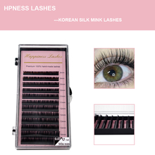 HPNESS Eyelash Extension Training Academy Lashes 12 Lines Mixed Length Very Soft Korea Silk Volume Lashes 2024 - buy cheap