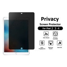 Película protetora de vidro temperado para privacidade, anti-reflexo, para apple ipad 2 3 4, privacidade 2024 - compre barato